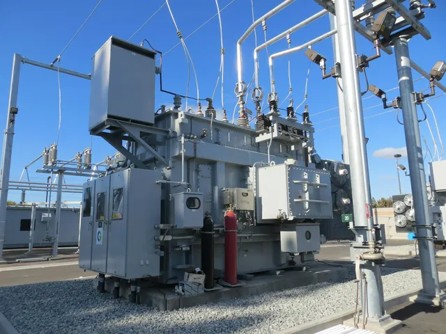 High-voltage electrical substation and infrastructure